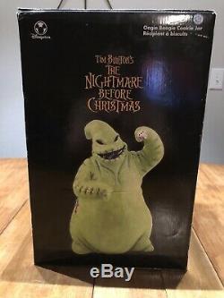 The Nightmare Before Christmas OOGIE BOOGIE CERAMIC COOKIE JAR Disney Store Rare
