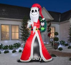 The Nightmare Before Christmas Pre-lit 10' Inflatable Jack Skellington decor