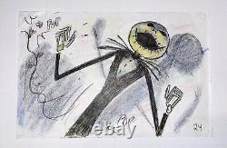 Tim Burton's Nightmare Before Christmas Original Storyboard Jack's Obsession