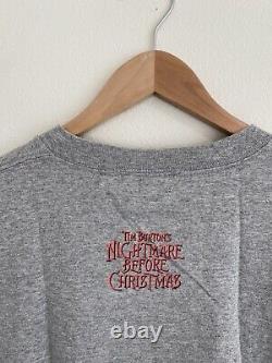 VTG Disney 2003 Haunted Mansion Holiday Nightmare Before Christmas T Shirt XL