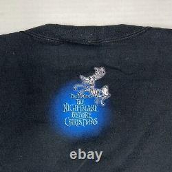 VTG Disney Nightmare Before Christmas NBC Haunted Mansion Sweatshirt 2XL 2004