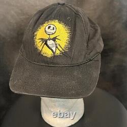 Vintage 90's Disney Nightmare Before Christmas Movie Promo Snapback Hat Cap Used