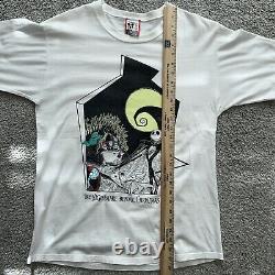 Vintage 90s Disney Nightmare Before Christmas Movie Promo TShirt Sz L