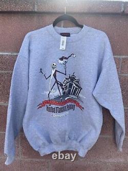 Vintage Disney Haunted Mansion X Nightmare Before Christmas Sweatshirt 2001 Sz M