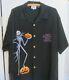 Vintage Disney Nightmare Before Christmas Button Up Shirt Lg Black Worn Once