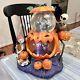 Vintage Disney Nightmare Before Christmas Snowglobe Jack Sally Lock Shock Barrel