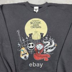 Vintage Nightmare Before Christmas Sweater Men XXL Sweatshirt Disney Catalog USA