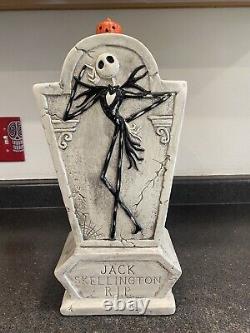 Vtg Disney Nightmare Before Christmas Jack Skellington Treasure Craft Cookie Jar