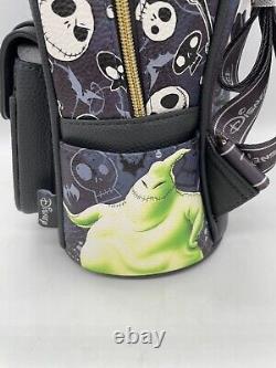 Wondapop Disney Nightmare Before Christmas Jack Sally Faux Leather Backpack New