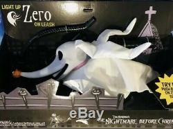 Zero On Leash The Nightmare Before Christmas Disney Parks Exclusive NEW Lightsup